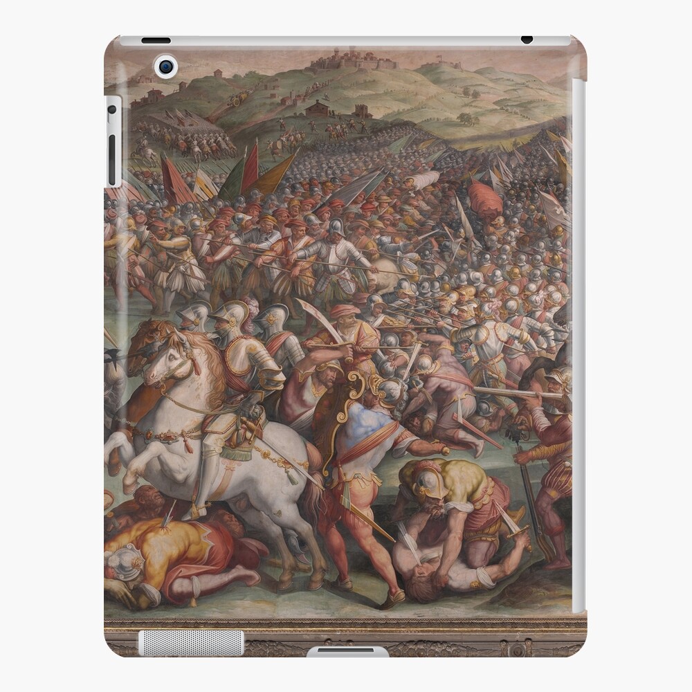 Classic Art The battle of Marciano in Val di Chiana By Giorgio Vasari iPad Case & Skin
