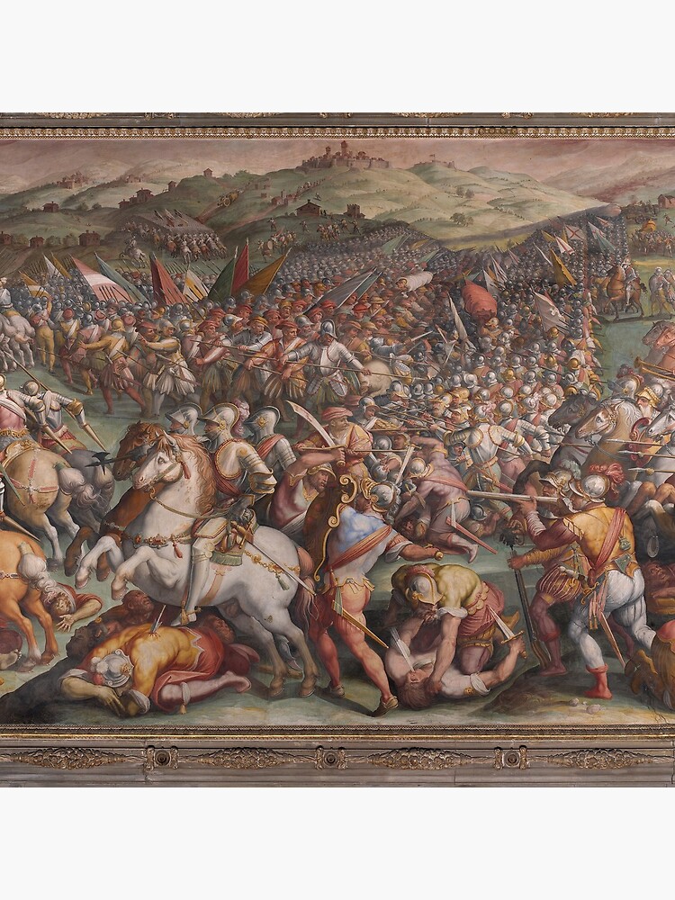 Classic Art The battle of Marciano in Val di Chiana By Giorgio Vasari by podartist