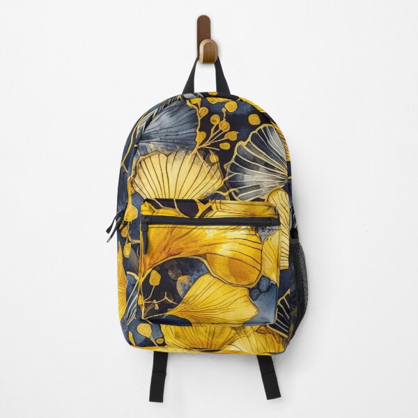 Item preview, Dark yellow gingko biloba leaves nature #pattern #nature designed and sold by JBJart.