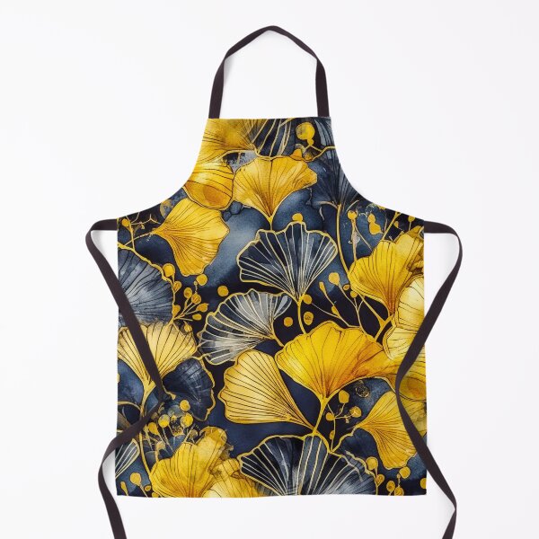 Item preview, Dark yellow gingko biloba leaves nature #pattern #nature designed and sold by JBJart.