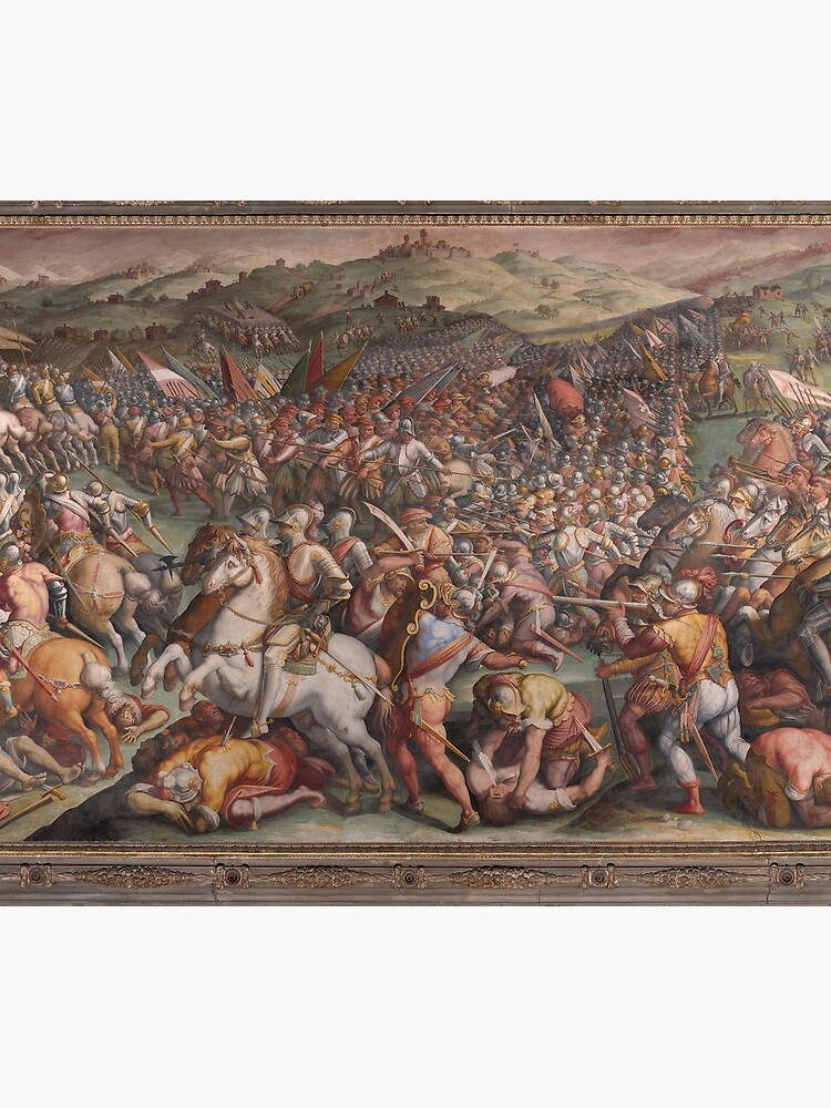 Classic Art The battle of Marciano in Val di Chiana By Giorgio Vasari by podartist