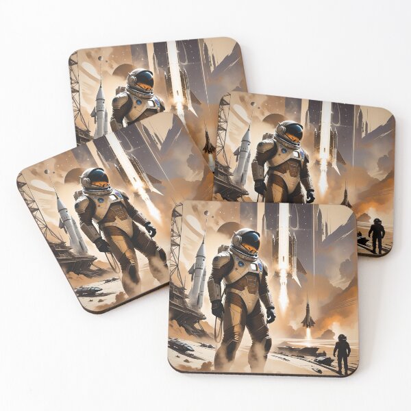 Item preview, Golden Hour Space Exploration  designed and sold by Caffeine-Space.
