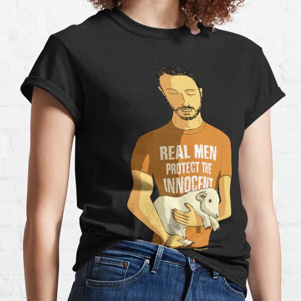 Item preview, Real men protect the innocent designed and sold by Frank J. Art.
