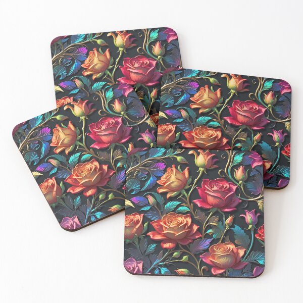 Item preview, Neon Roses with Red Theme designed and sold by SublimeMusings.