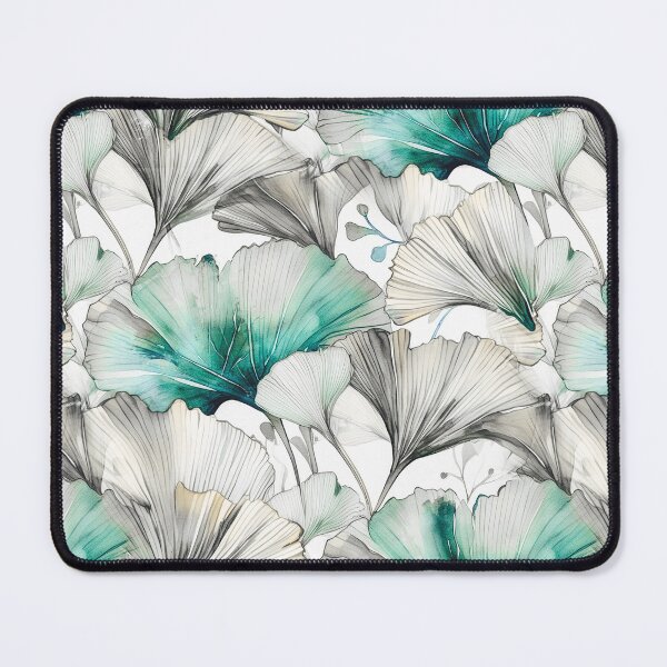 Item preview, Light green gingko biloba leaves nature #pattern #nature designed and sold by JBJart.