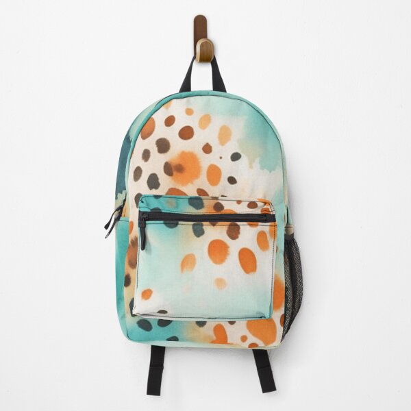 Item preview, Spotted print Teal golden brown designed and sold by Roxburylane.