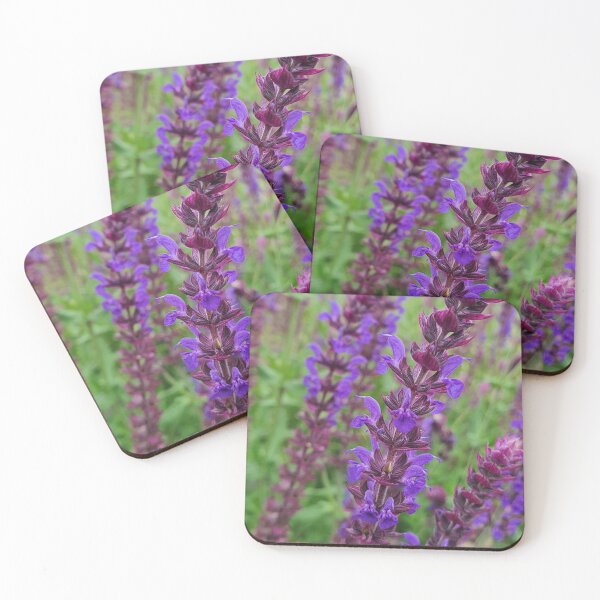 Item preview, Salvia nemorosa purple flowers  designed and sold by sundos.