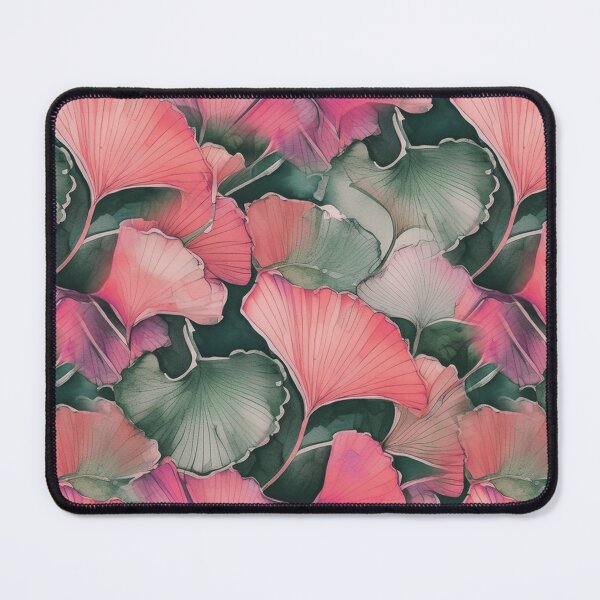 Item preview, Red black gingko biloba leaves nature #pattern #nature designed and sold by JBJart.