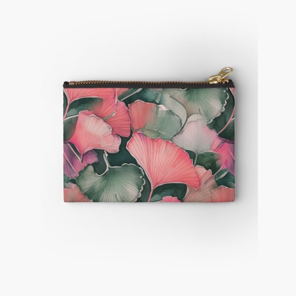 Item preview, Red black gingko biloba leaves nature #pattern #nature designed and sold by JBJart.