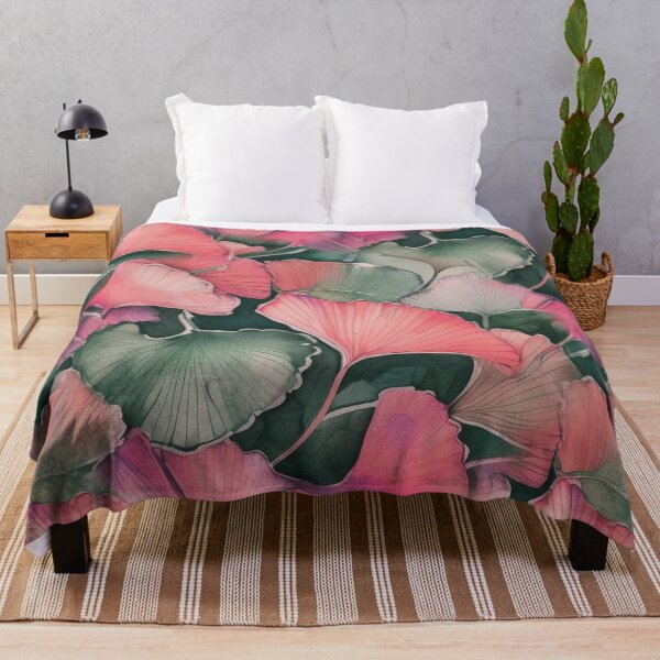 Item preview, Red black gingko biloba leaves nature #pattern #nature designed and sold by JBJart.