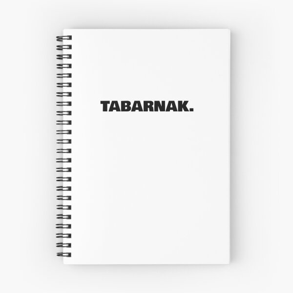 Item preview, Tabarnak - simple black Bold text designed and sold by EmeraldeaArt.