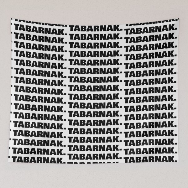 Item preview, Tabarnak - simple black Bold text designed and sold by EmeraldeaArt.
