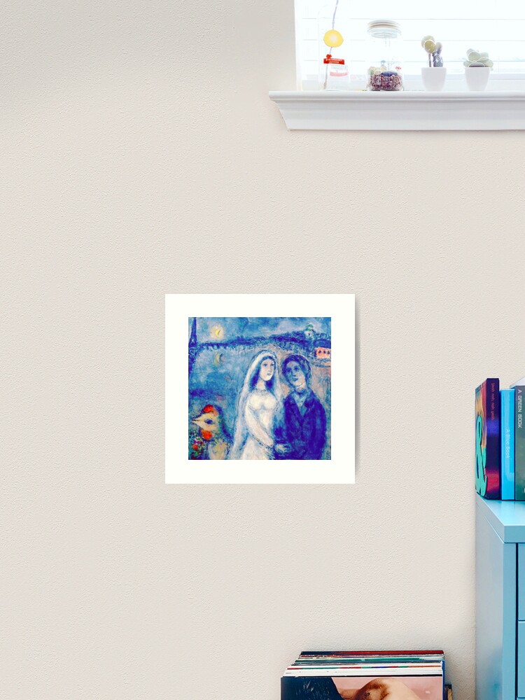 Thumbnail 2 of 3, Art Print, marc chagall surrealism art and gift for sale  designed and sold by Nada01.