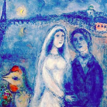 Artwork thumbnail, marc chagall surrealism art and gift for sale  by Nada01