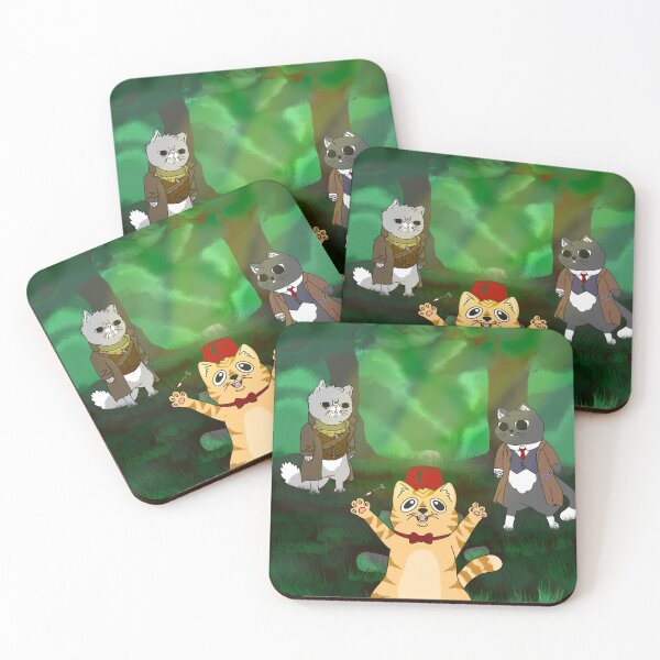 Item preview, Meeting of the Doctor Cats designed and sold by MurderBeanArt.