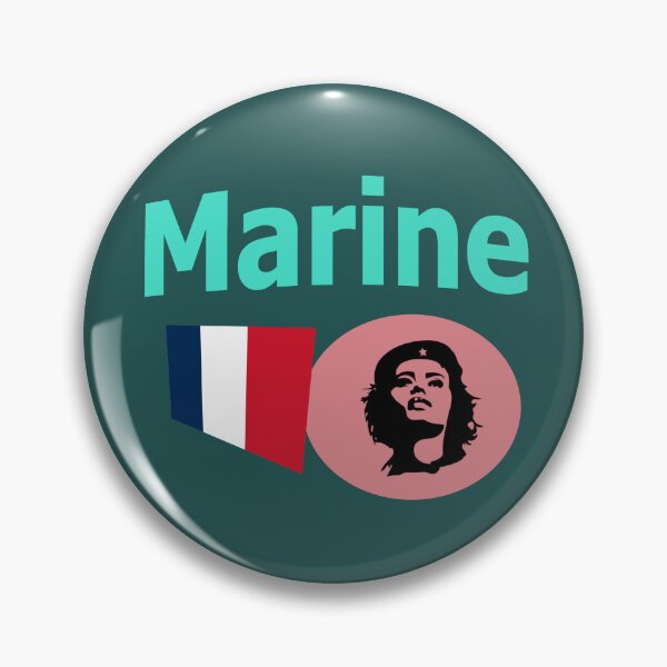 Item preview, Marine Le Pen abstract design designed and sold by lobodelnoir.