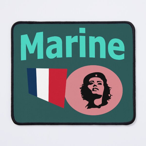Item preview, Marine Le Pen abstract design designed and sold by lobodelnoir.