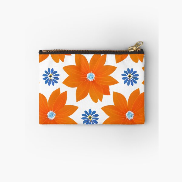 Item preview, Orange and Blue Flower, Floral Pattern designed and sold by Liza36designs.