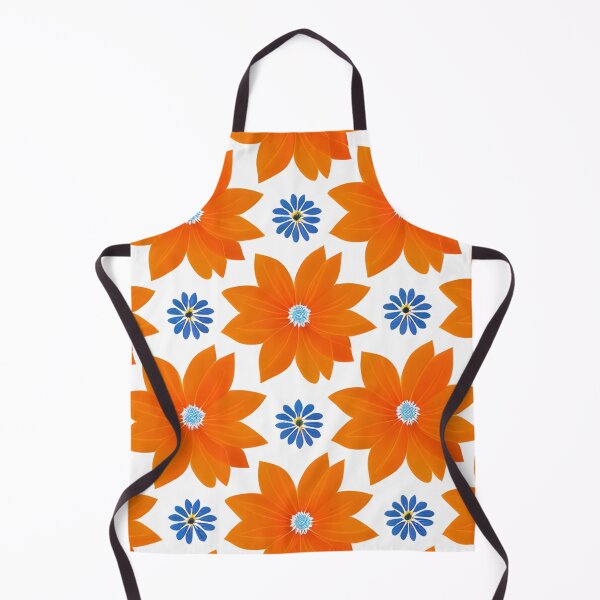 Item preview, Orange and Blue Flower, Floral Pattern designed and sold by Liza36designs.