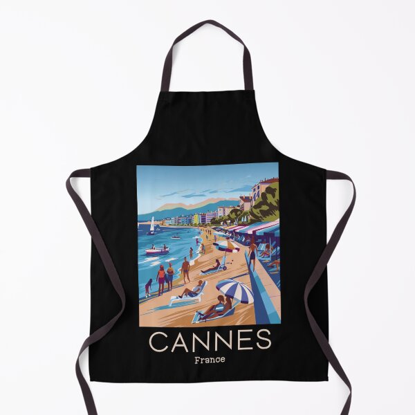 Item preview, A Vintage Travel Art of Cannes - France  designed and sold by GoodOldVintage.