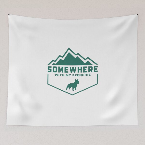 Item preview, Somewhere With My Frenchie French Bulldog Dog Gift designed and sold by Guarddogdrive.
