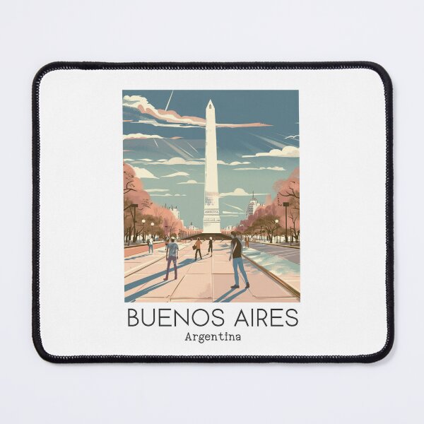 Item preview, A Vintage Travel Art of Buenos Aires - Argentina  designed and sold by GoodOldVintage.