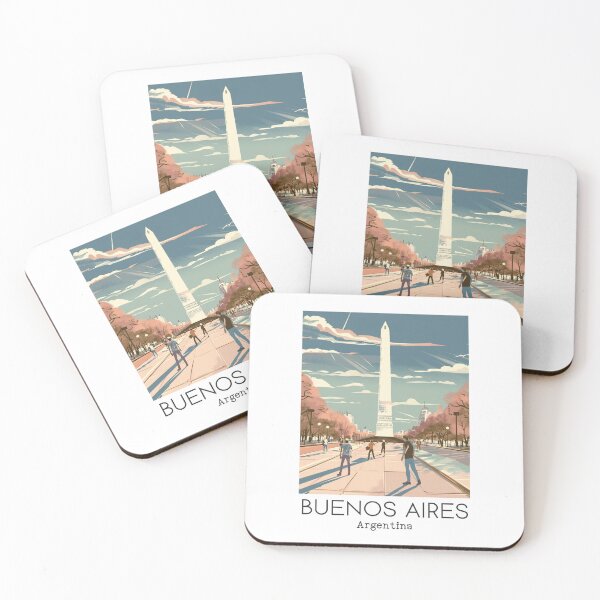 Item preview, A Vintage Travel Art of Buenos Aires - Argentina  designed and sold by GoodOldVintage.