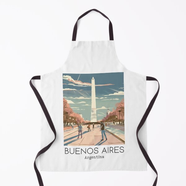Item preview, A Vintage Travel Art of Buenos Aires - Argentina  designed and sold by GoodOldVintage.
