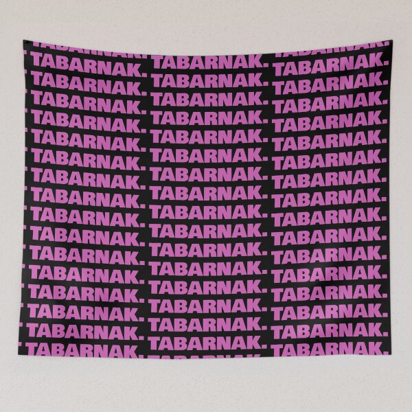 Item preview, Tabarnak - simple pink Bold text designed and sold by EmeraldeaArt.