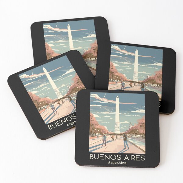 Item preview, A Vintage Travel Art of Buenos Aires - Argentina  designed and sold by GoodOldVintage.