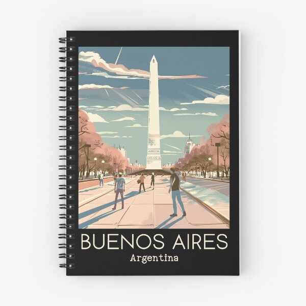 Item preview, A Vintage Travel Art of Buenos Aires - Argentina  designed and sold by GoodOldVintage.