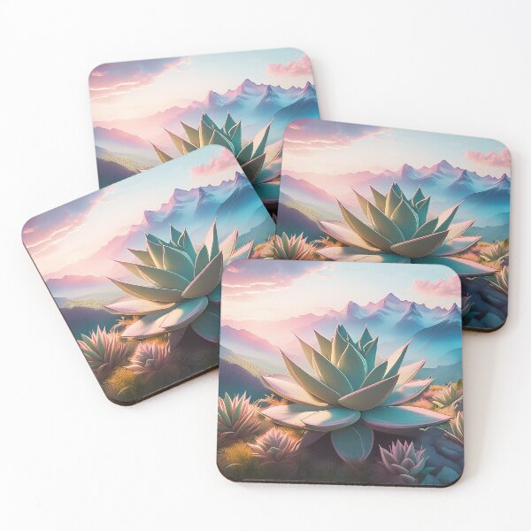 Item preview, Aloe Vera in the Mountains in Soft Tones designed and sold by JoanNinjaHen.