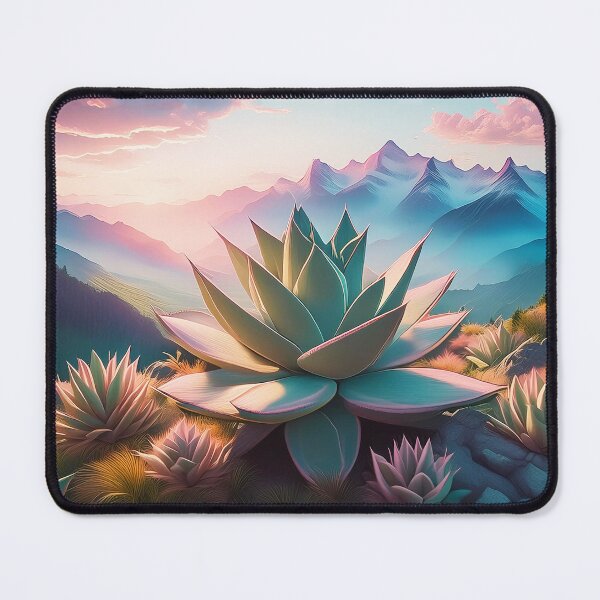 Item preview, Aloe Vera in the Mountains in Soft Tones designed and sold by JoanNinjaHen.