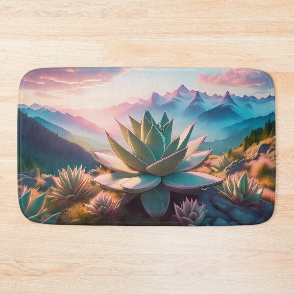 Item preview, Aloe Vera in the Mountains in Soft Tones designed and sold by JoanNinjaHen.