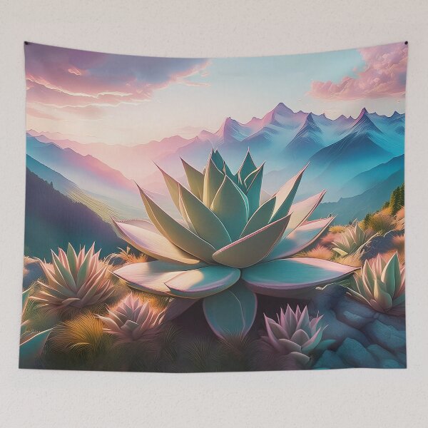 Item preview, Aloe Vera in the Mountains in Soft Tones designed and sold by JoanNinjaHen.