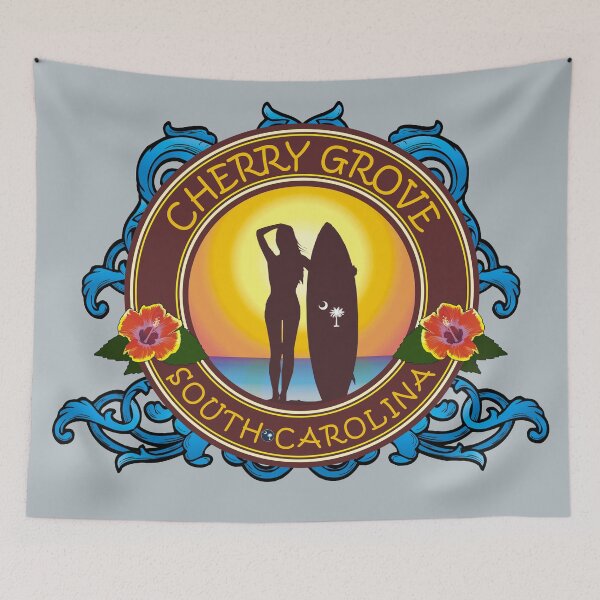 Item preview, Cherry Grove surfer girl designed and sold by studioss76.