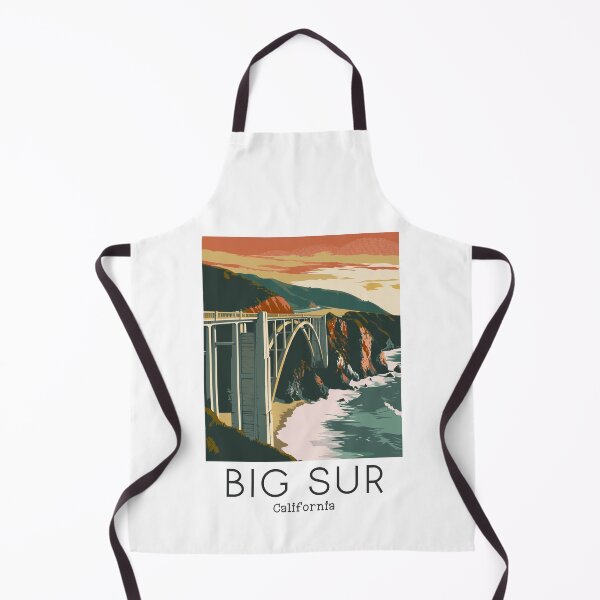 Item preview, A Vintage Travel Illustration of Big Sur - California - US designed and sold by GoodOldVintage.