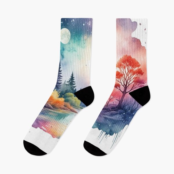Item preview, Enchanted Night Forest: A Nocturnal Wonderland designed and sold by JesNoh.