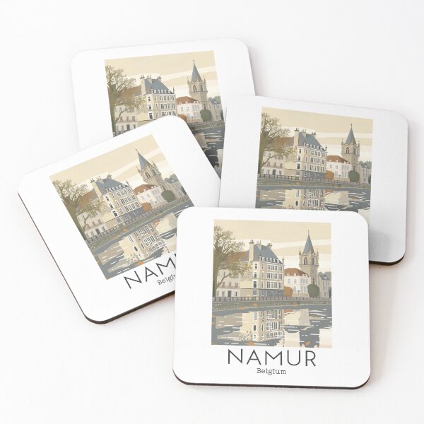 Item preview, A Vintage Travel Illustration of Namur - Belgium  designed and sold by GoodOldVintage.