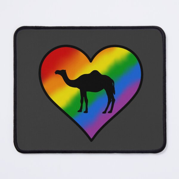 Item preview, Rainbow Heart Camel designed and sold by taylorrowan.