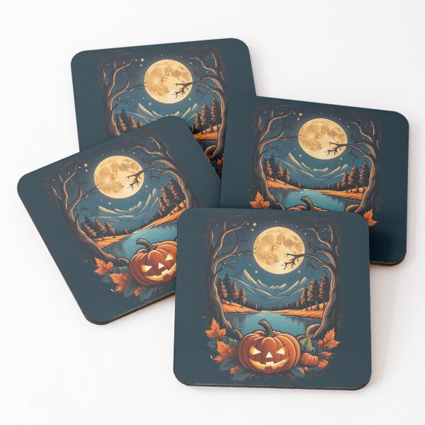 Item preview, Midnight Scene on Halloween designed and sold by OurGirlGertie.