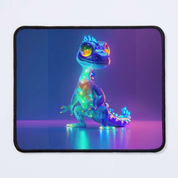 Item preview, Glowing Neon Basilisk designed and sold by Sillytoe.