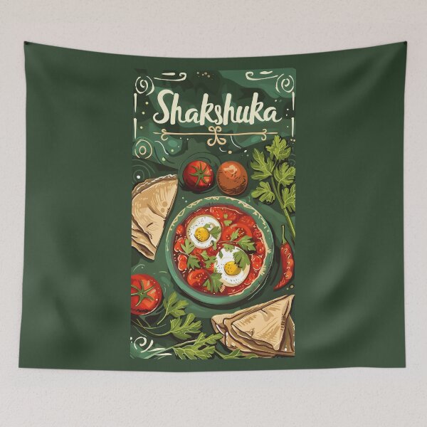 Item preview, Shakshuka Sensation: Experience the Rich, Spicy Flavors of Authentic Middle Eastern Cuisine designed and sold by FUNqoosh.