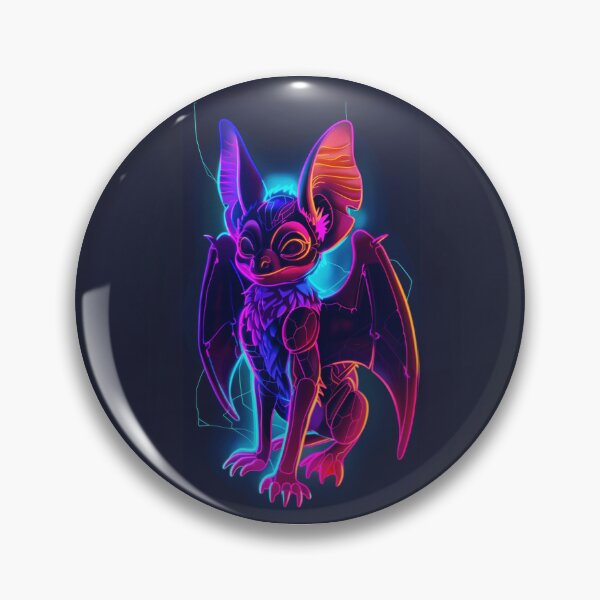 Item preview, Neon Glow Bat designed and sold by Sillytoe.