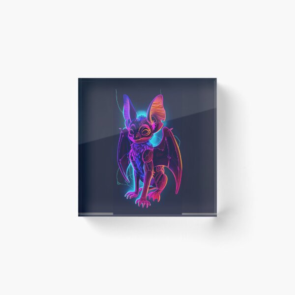Item preview, Neon Glow Bat designed and sold by Sillytoe.