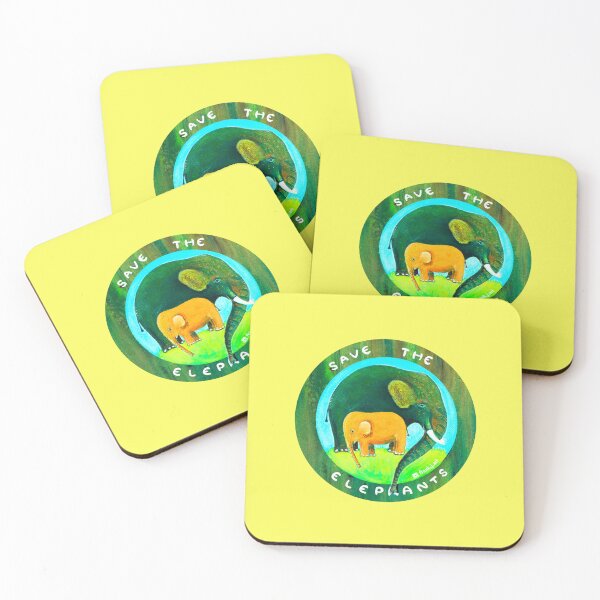 Item preview, Save the elephants designed and sold by Frank J. Art.