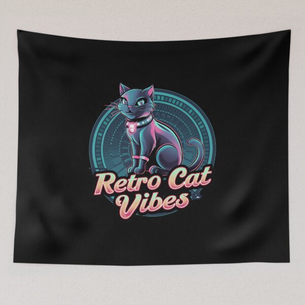 Item preview, Retro cat vibes  designed and sold by cu-animals-te.