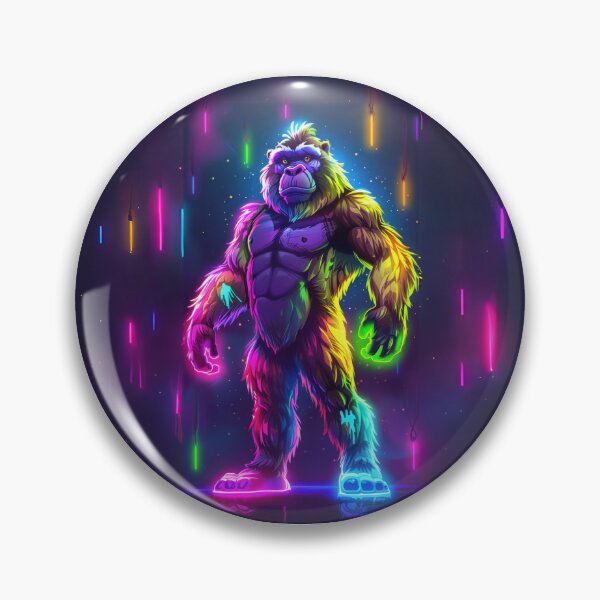 Item preview, Neon Bigfoot designed and sold by Sillytoe.