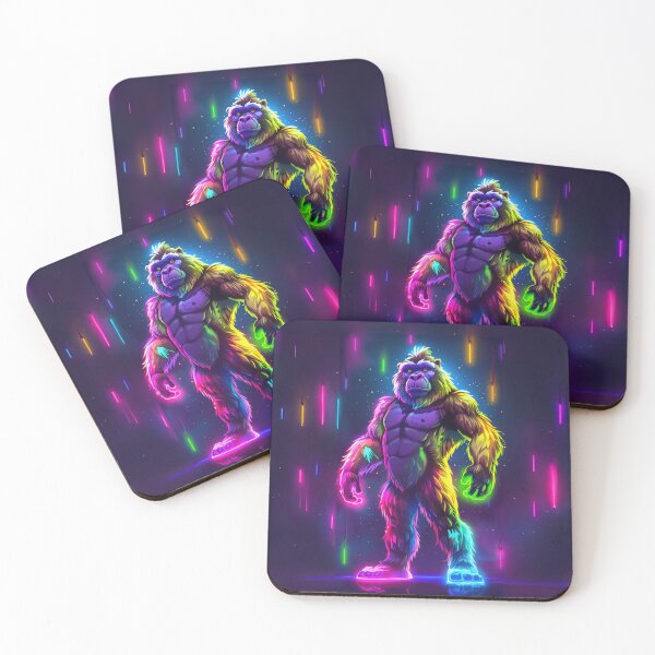 Item preview, Neon Bigfoot designed and sold by Sillytoe.