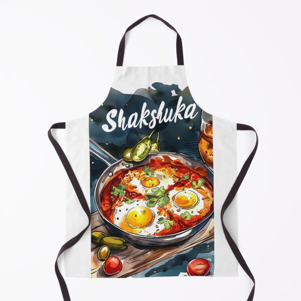 Item preview, Egg-cellent Generative AI Delight: The Flavorful Tradition of Arabic Shakshuka and the Vibrant Colors of Middle Eastern Food designed and sold by FUNqoosh.